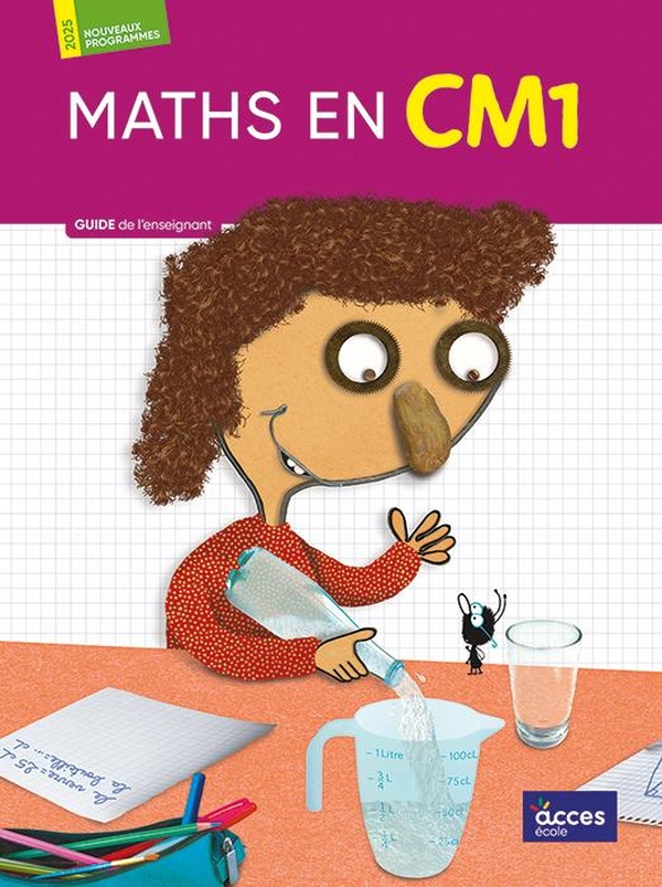 Couverture du livre MATHS EN CM1 - GUIDE DE L'ENSEIGNANT