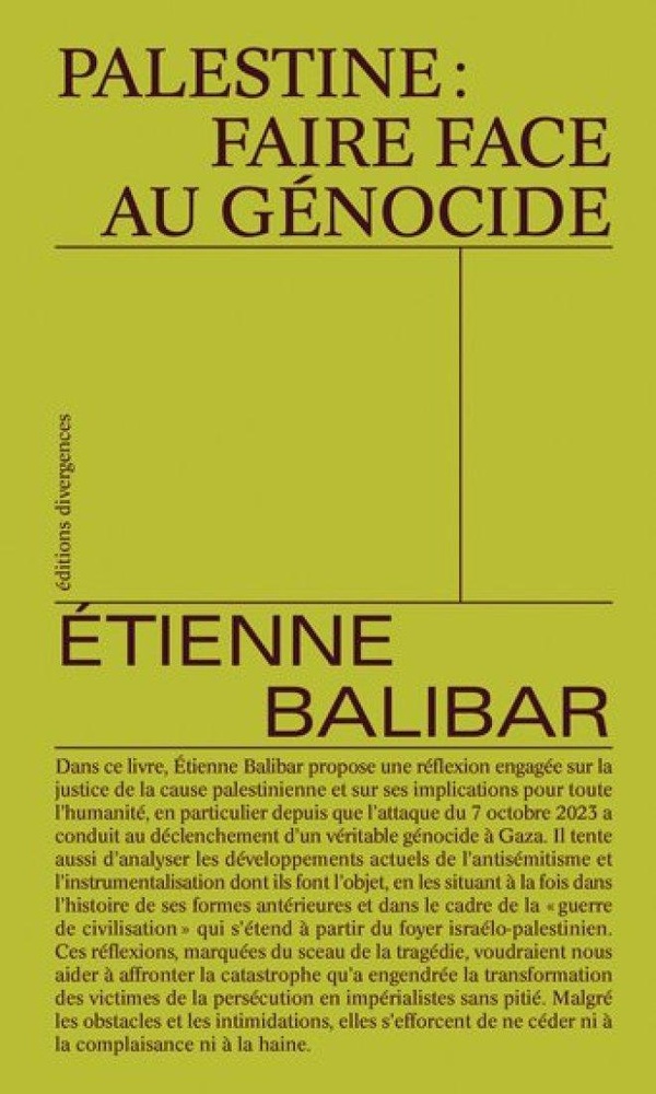 Couverture du livre PALESTINE