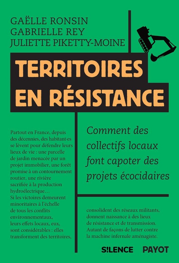 Couverture du livre TERRITOIRES EN RESISTANCE - COMMENT DES COLLECTIFS LOCAUX FONT CAPOTER DES PROJETS ECOCIDAIRES