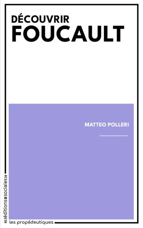 Couverture du livre DECOUVRIR FOUCAULT