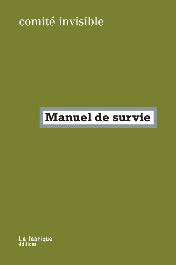 Couverture du livre MANUEL DE SURVIE